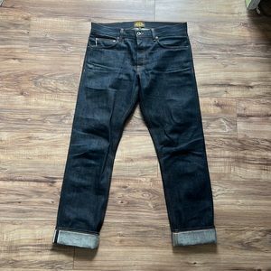 Bravestar slim straight selvedge denim
